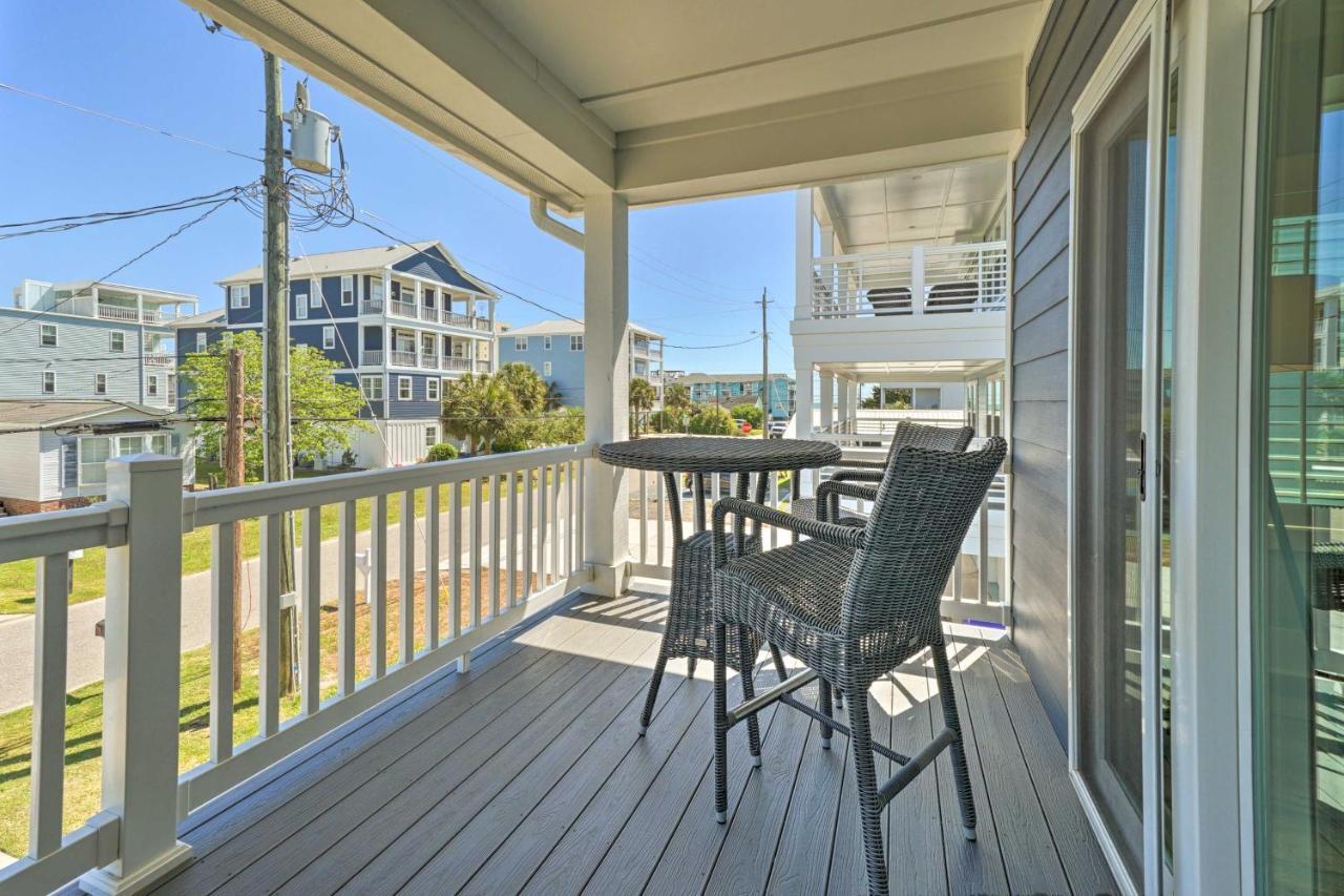 Bright Coastal Abode With Porch And Beach Access! Carolina Beach Exterior foto