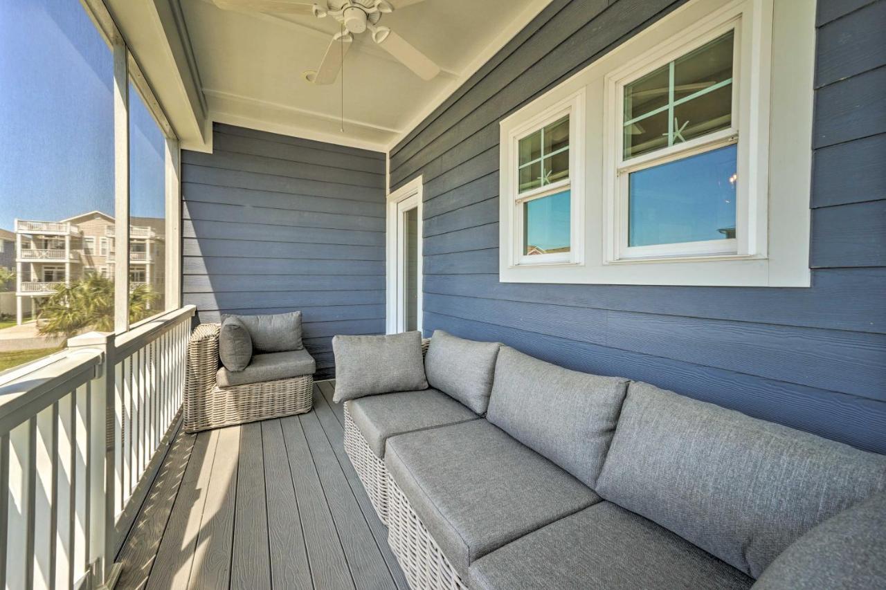Bright Coastal Abode With Porch And Beach Access! Carolina Beach Exterior foto